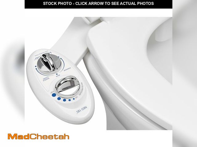 Lot 74-12714422 - LUXE Bidet NEO 185 - Self-Cleaning, Dual Nozzle, Non-Electric Bidet Attachment for Toilet Seat, Adju...
