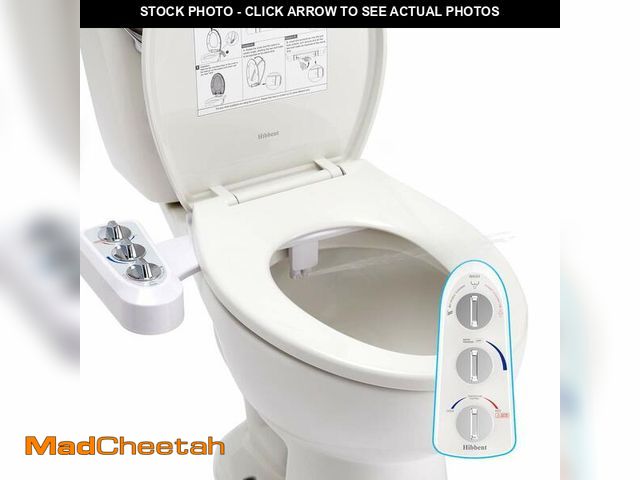 Lot 74-14297891 - Hibbent Bidet Attachment for Toilet, Self Cleaning Dual Nozzle, Hot &amp; Cold Water Spray Non-Elect...