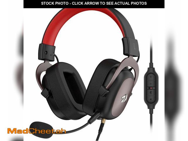 Lot 74-13547704 - Redragon H510 Zeus Wired Gaming Headset - 7.1 Surround Sound - Memory Foam Ear Pads - 53MM Drivers -...