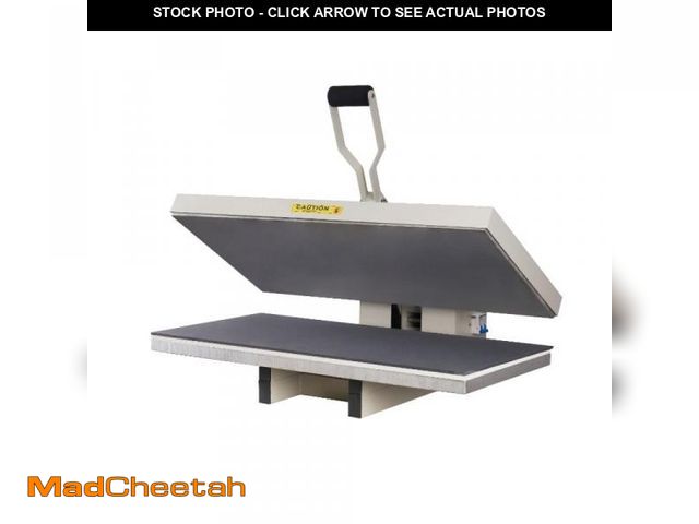 Lot 74-12206075 - 16x32 Large Format Manual Heat Press 110V, 2600W Ã¢â¬â Professional Press for T-Shirts, Mouse Pad...