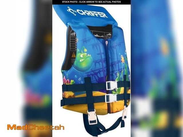Lot 74-12397781 - Chriffer Toddler Swim Vest Jacket for Boys Girls 20-70 Pounds/2-10 Years, Kids Swim Vest with Adjust...