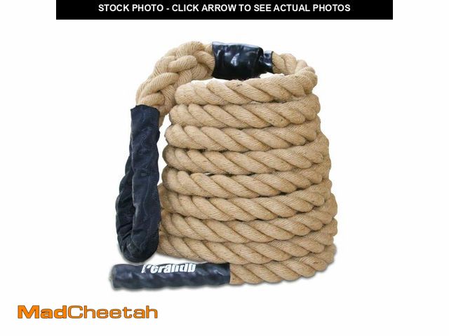 Lot 74-14271127 - Perantlb Outdoor Climbing Rope for Fitness and Strength Training, Workout Gym Climbing Rope, 1.5'' i...