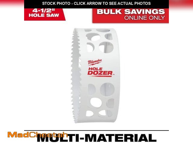 Lot 74-14255620 - *DIRTY/SCRATCHED* Milwaukee 4-1/2 in. Hole Dozer Bi-Metal Hole Saw *DIRTY/SCRATCHED*  - USED
