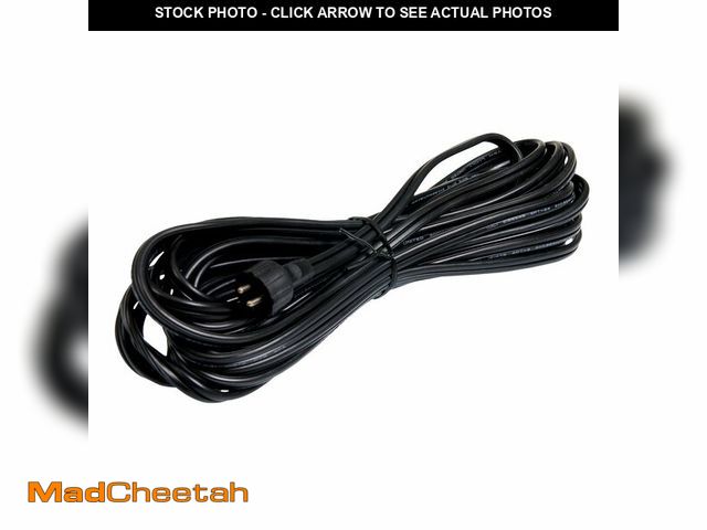 Lot 74-14264562 - Aquascape 1-Outlet White LED Outdoor Lighting Extension Cable, 2-Pin, Black, 98998 - UNUSED