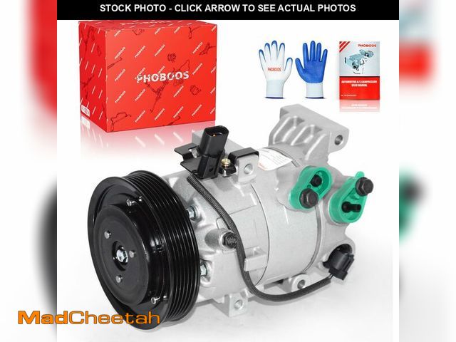 Lot 74-13964347 - PHOBOOS A/C Compressor with Clutch Compatible with Kia Soul 2014-2019, Forte5/Forte Koup 2014-2016 &...