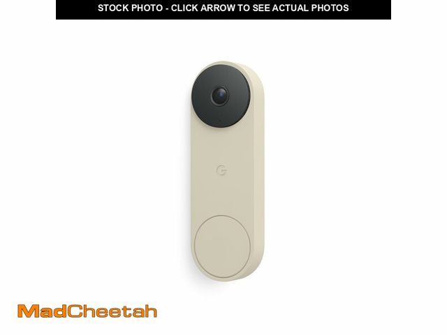 Lot 74-13625340 - Google Nest Doorbell (Wired, 3rd Gen) - 2K Video and Gemini, Live View, Night Vision, 2-Way Audio - ...