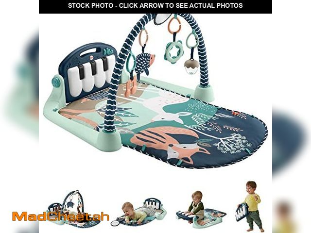 Lot 74-12544034 - Fisher-Price Baby Playmat Kick &amp; Play Piano Gym with Musical and Sensory Toys for Newborn to Tod...