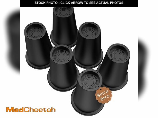 Lot 74-12703987 - MYMULIKE Bed Rise, Heavy Duty for Chair Risers Round Bed Risers Outdoor Furniture Rise, Under Bed St...