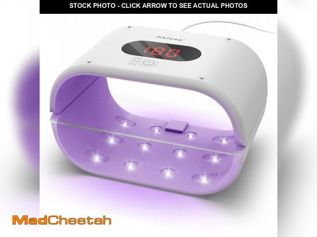 Lot 74-12303109 - akisey UV Light for Resin, Two-Sided UV Resin Light with Adjustable Time Setting(2m, 3m, 5m), 36W Fa...