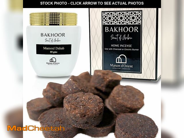 Lot 74-12714540 - Mamoul Basma 80g OOD Incense (Satin Oud Finish) | Use with Charcoal Cubes or Electric Bakhoor Burner...