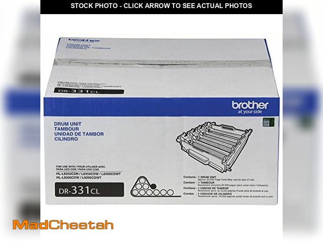 Lot 74-12695433 - Brother DR331CL Replacement-Drum Unit Set for HL-L8250, HL-L8350, MFC-L8600, MFC-L8850 Printers - UN...