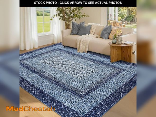 Lot 74-13041511 - LUXLOOM Washable Area Rugs 4x6 Rug for Living Room Indoor Mats for Entryway Soft Bedroom Rug Non Sli...