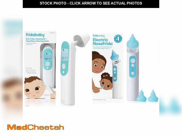 Lot 74-12789464 - (MISSING CHARGER) Frida Thermometer and Electric Nose Frida Bundle - USED