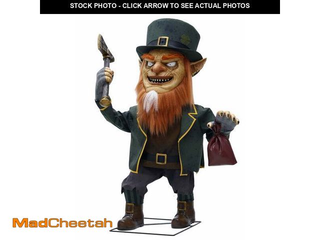 Lot 74-12773335 - 4 ft. Animated LED Cursed Clover - UNUSED