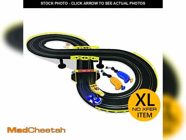 Lot 74-12664531 - NKOK Sonic &amp; Tails RC Slot Car Set Race Set Vehicle, Black, Cars Rase on Figure-8 Track, Feature...