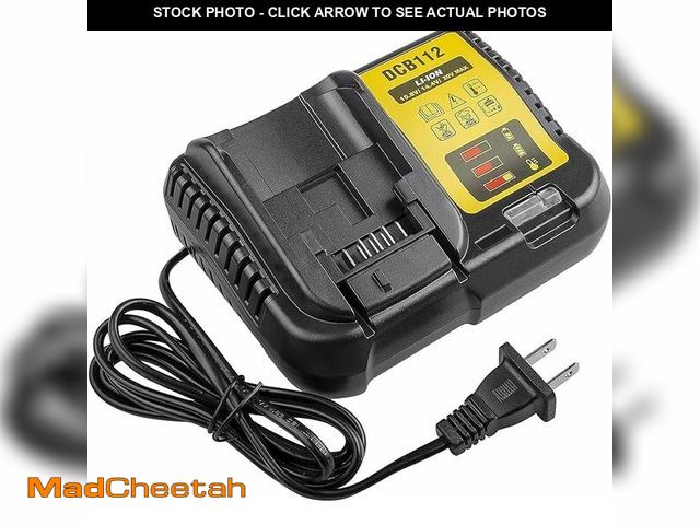 Lot 74-13785304 - DCB112 Replacement Battery Charger for 20V Charger DCB101 DCB105 DCB115 DCB107,Compatible with 12V&a...