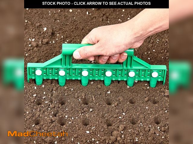 Lot 74-13625692 - HHTHH Seed Dibber, Multifunctional Seed Spacer Tool, Seed-in Soil Digger Garden Spacer aid for Plant...