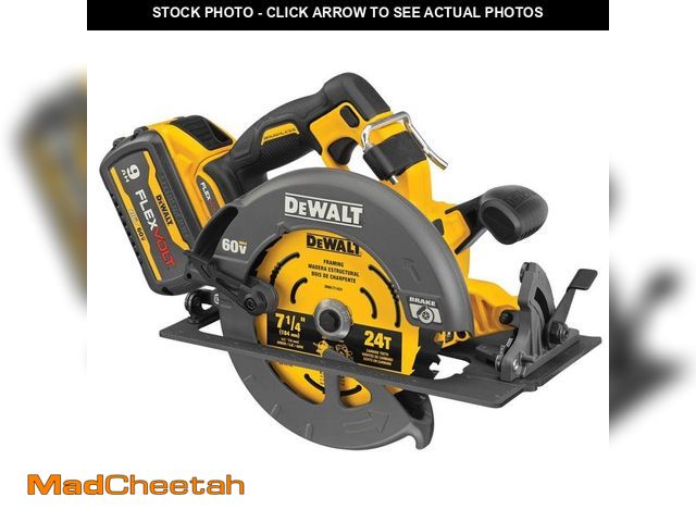 Lot 74-12988824 - *DIRTY* DEWALT FLEXVOLT 60V MAX Cordless Brushless 7-1/4 in. Circular Saw with Brake (Tool Only) *DI...