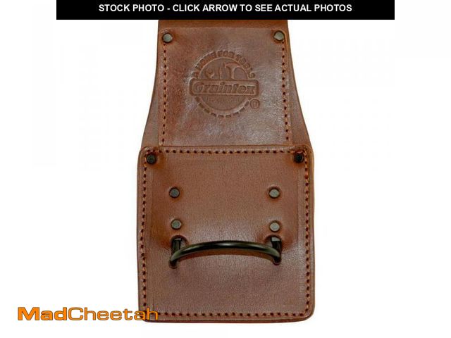 Lot 74-12390221 - Graintex 2 in. Ambassador Series Top Grain Brown Leather Hammer Holder - UNUSED