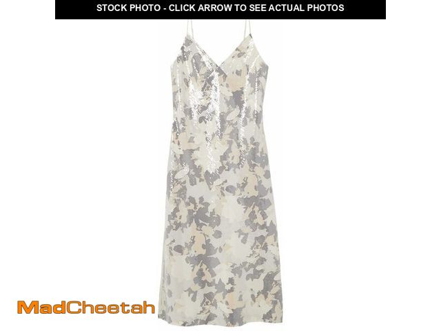 Lot 74-12806191 - Club Monaco Women's Midi Sequin Slip Dress, Multi/Varie, 6 - UNUSED