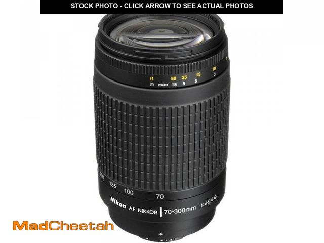 Lot 74-12310856 - Nikon 70-300 mm f/4-5.6G Zoom Lens with Auto Focus for Nikon DSLR Cameras - USED