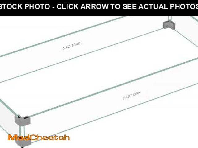 Lot 74-12096111 - EAST OAK Glass Wind Guard for 52in Propane Fire Pit Table, 32.4 x 14.7 x 4.1 inch Clear Tempered Win...