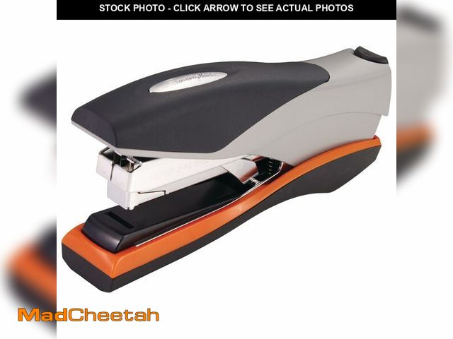 Lot 74-14385625 - Swingline Stapler, 40 Sheet Capacity, Optima 40, Jam Free, Reduced Effort, Soft Grip, Metal, Orange ...