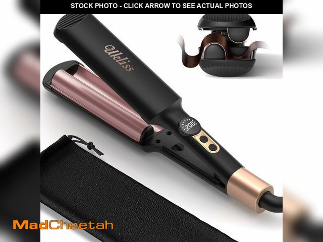 Lot 74-13717422 - Mini Waver Hair Tool Crimper for Women Short Hair 0.4 inch Travel Double Barrel Small S Waver Cerami...