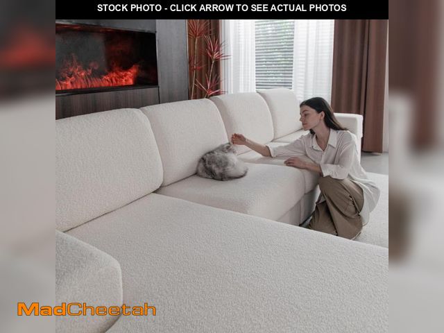 Lot 74-12440365 - OHSIO Couch Cushion Covers for Sectional Sofa, Stretch Soft Sofa Slipcovers Washable Wear-Resistant ...