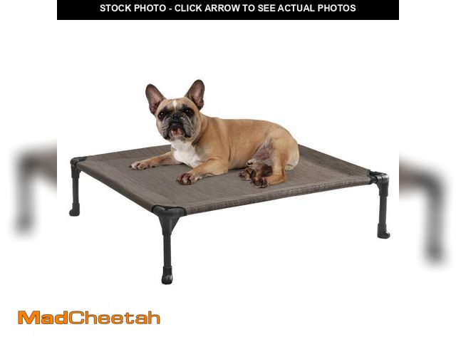 Lot 74-12512951 - Veehoo Cooling Elevated Dog Bed, Portable Raised Pet Cot with Washable &amp; Breathable Mesh, No-Sli...