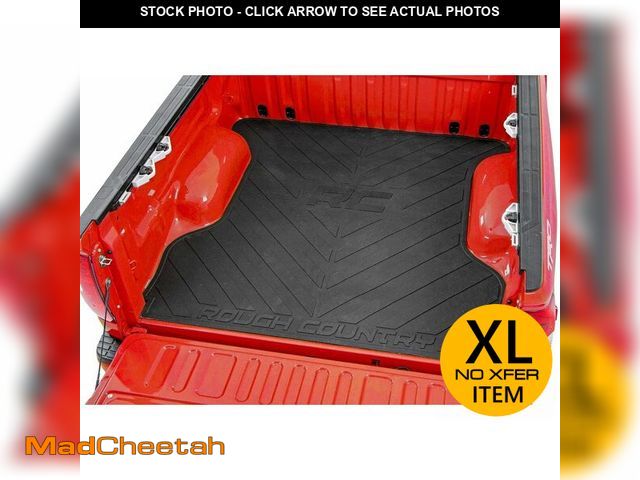 Lot 74-13073764 - Rough Country Rubber Bed Mat for Chevy Silverado &amp; GMC Sierra 1500 (2019-2025) - Fits 5'10" Bed,...