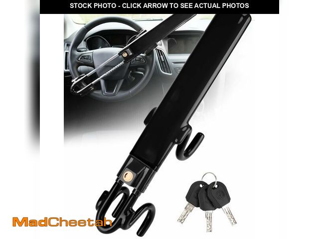 Lot 74-12882395 - Tevlaphee Steering Wheel Lock Anti-Theft Car Device Heavy Duty Security Car Lock Antitheft Locking D...