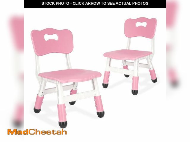 Lot 74-12868383 - JIAOQIU Kids Chair Adjustable Height Children Chairs Suitable for Children Age 2-8 with Foot Covers ...