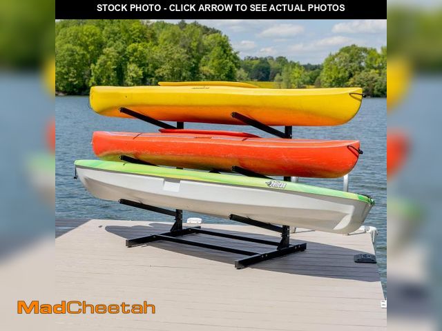 Lot 74-12485439 - Teal Triangle Freestanding Kayak Storage Rack Ã¢â¬â 3 Kayak Rack &amp; Canoe Rack Ã¢â¬â Indoor...