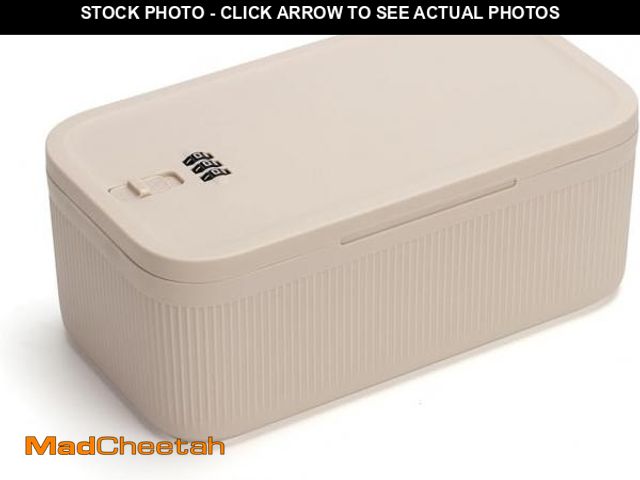 Lot 74-12328693 - Lockable Storage Box,Medicine Safe Case Container,Refrigerator Lockbox for Personal Private Items,Me...