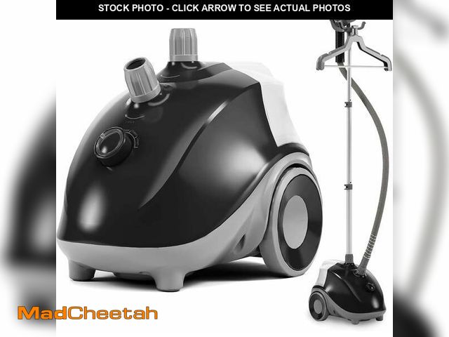 Lot 74-14370145 - Simenmax Standing Garment Steamer, 1500W Professional Clothes Steamer with Rolling Wheels for Easy M...