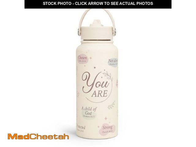 Lot 74-11548090 - Christian Water Bottle 32oz Stainless Steel Insulated with Lid, Inspiration Gifts for Women, Religio...