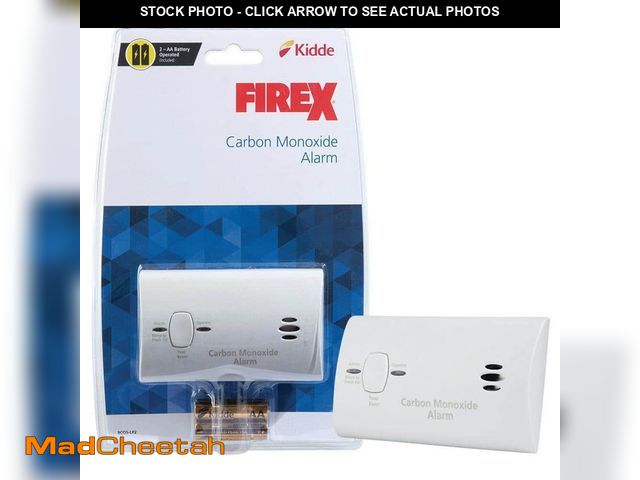 Lot 74-12827759 - *DIRTY/MISSING BATTERIES* Kidde Firex Carbon Monoxide Detector, Battery Operated, CO Detector *DIRTY...