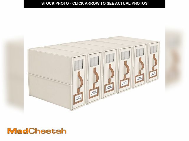 Lot 74-14295089 - BigPonPon 6 Pack Bed Sheets Organizers And Storage (King Size),Foldable Sheet Organizer With Handle ...