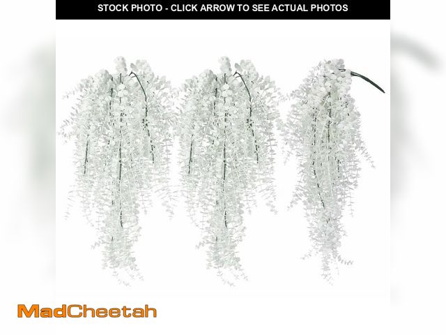 Lot 74-14152169 - RECUTMS Fake Plant Hanging Eucalyptus Vines Plants Faux Eucalyptus Leaf Hanging Plant for Room Weddi...