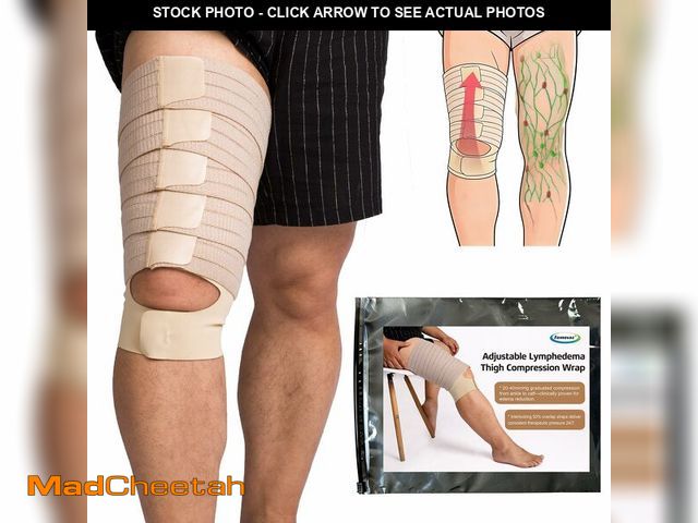 Lot 74-13949693 - FemovazÃÂ® 1PC Thigh Compression Wrap + Compression Knee Kit | Relieves Swelling, Edema, Lipedema |...
