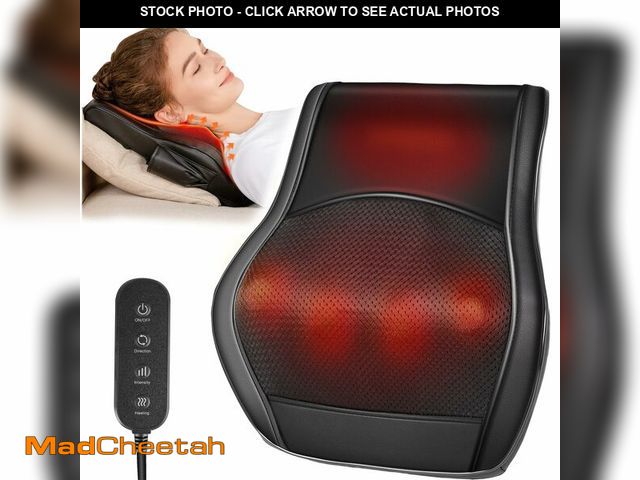 Lot 74-12715249 - Neck and Back Massager for Pain Relief Deep Tissue with Heat, Shiatsu Shoulder Massager with Bi-Dire...