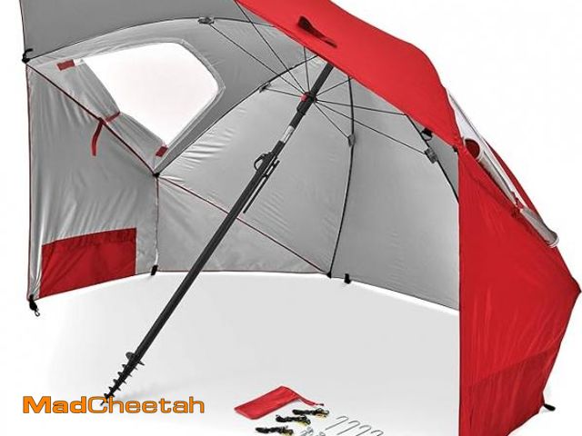 Lot 74-12165375 - Sport-Brella Premiere XL Umbrella Color (RED) - UNUSED