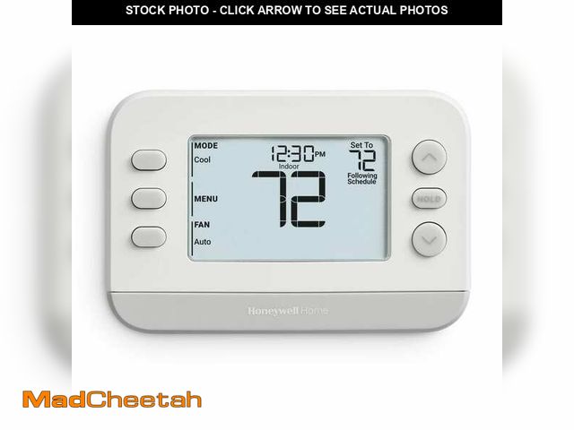 Lot 74-14590355 - Honeywell Home X2P Programmable Thermostat, Single-Stage, 1-Heat/1-Cool, Flexible Schedule RTH21B/N ...