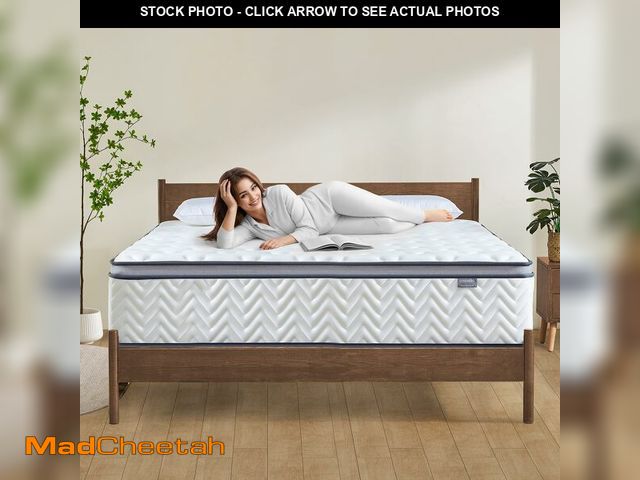 Lot 74-12897964 - Lynnbery Full Size Mattress, 12 Inch Full Mattress in a Box, Cooling Gel Memory Foam Hybrid Mattress...