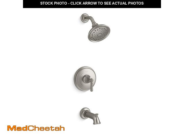 Lot 74-13002194 - KOHLER Capilano Single-Handle 3-Spray Tub and Shower Faucet in Vibrant Brushed Nickel (Valve Include...
