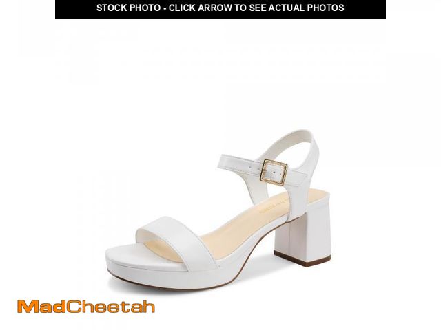 Lot 74-12113796 - DREAM PAIRS Women's Platform Heels Block Chunky Open Toe Ankle Strap Heel Fashion Wedding Party Dres...