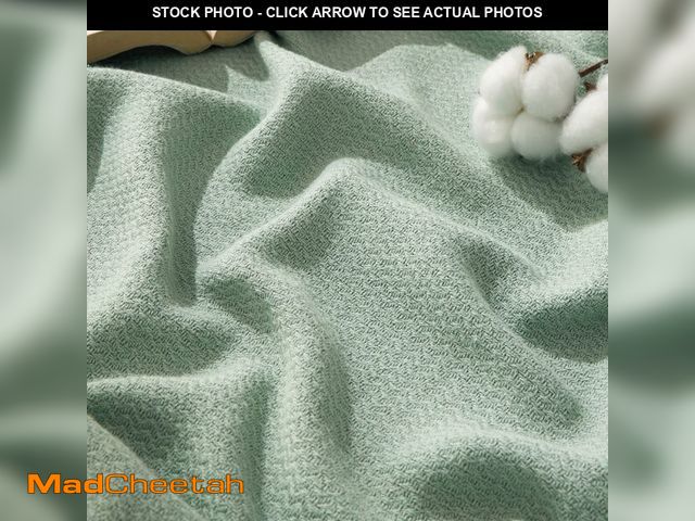 Lot 74-13947821 - Bedsure GentleSoft 100% Cotton Blanket Queen Size for Bed - Breathable and Lightweight, Soft Cozy Te...