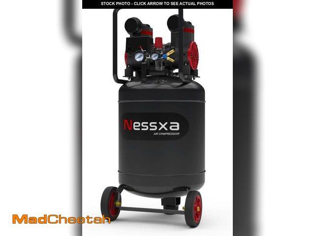 Lot 74-12540065 - 14 Gallon Ultra Quiet Air Compressor with 2 Quick Couplers 2HP 8.75 CFM, Max 115 PSI Pressure Oil-Fr...