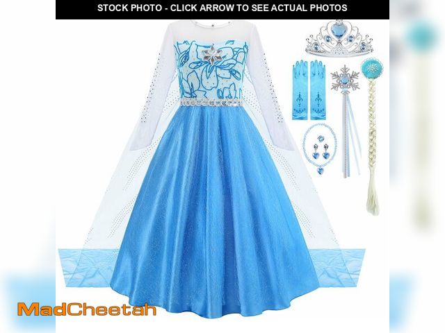 Lot 74-14341955 - Ytanhr Princess Costume for Little Girl, Light Up Halloween Carnival Cosplay Dress Party Dress Up Ou...